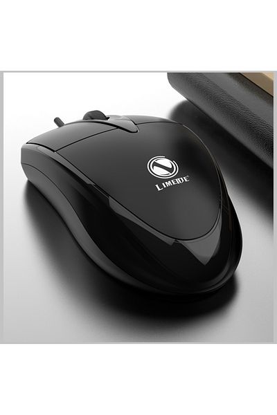 Choice Black 301 Wired Mouse Office Gaming Desktop Computer Laptop Business Mouse USB Optical Mouse