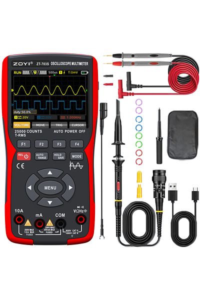Choice ZT-703S 3in1package1 ZOYI Two-channel oscilloscope ZT-703S multifunction signal generator 3-in-1 hig
