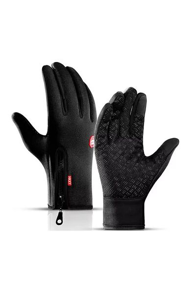 Choice L Second Black Warm Winter Motorcycle Gloves for Men And Women Waterproof Thermal Touchscreen Compat