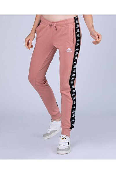 Kappa 222 Banda Barnu 2 - Γυναικεία ροζ-μαύρη φούτερ με λεπτή εφαρμογή