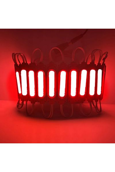 Choice Red Wholesale 10PCS/lot 12V Multicolour Led Modules COB Light Backlight Shop Banner Waterproof IP65