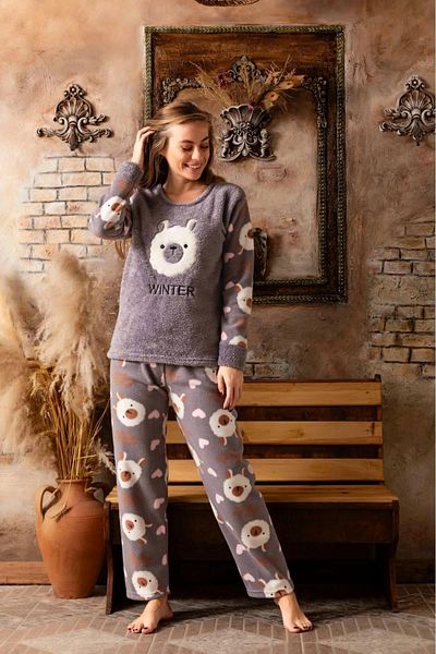 Sude Women's Winter Welsoft Pajama Set A 200/553 - 1 Piece
