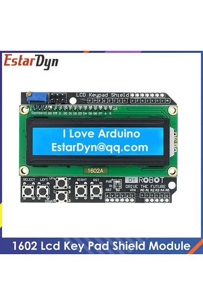Choice 1602 شاشة LCD لوحة المفاتيح درع Lcd1602 شاشة LCD 1602 وحدة لاردوينو Atmega328 Atmega2560 التوت...