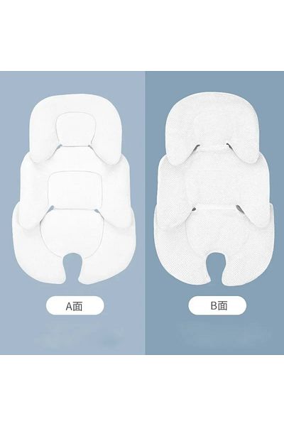 Choice White Universal Baby Stroller Seat Pad Cotton Seat Pad Baby Car Seat Cushion Child Infant Cart Mattr