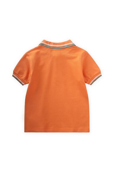 Cigit Polo Neck T-Shirt 2-10 Years Orange