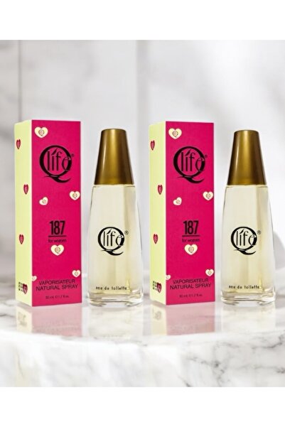 Qlife No:187  Candy Kadın Parfüm 2 Adet 50 Ml