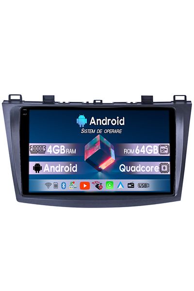 navi-it Dedicated navigation Mazda 6 2008-2013, 4GB RAM 64GB ROM, Quad Core, 9" Display 1K, Android 14