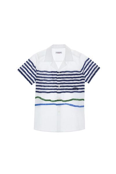 U.S. Polo Assn. Boy's White Short Sleeve Comfort Shirt 50306574-Vr013