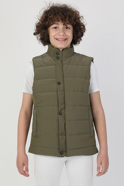 ASYAKİDS CLUB Boy's Nova Fabric Pocket Lined Seasonal Premium Vest