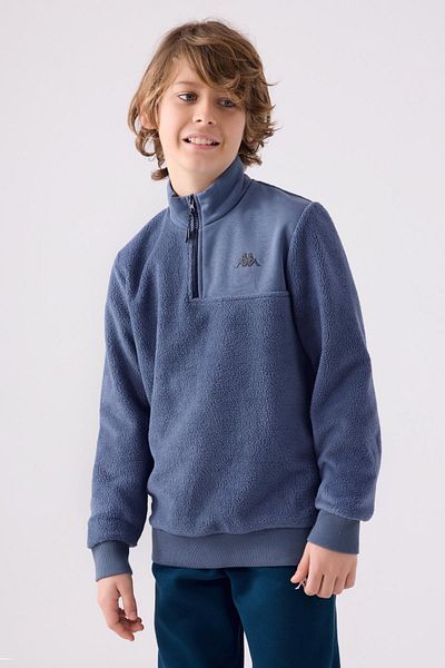 Kappa Navy Blue Boy's Sweatshirt - 361W1Jw