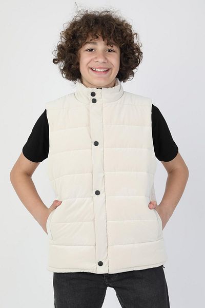 ASYAKİDS CLUB Boy's Nova Fabric Pocket Lined Seasonal Premium Vest