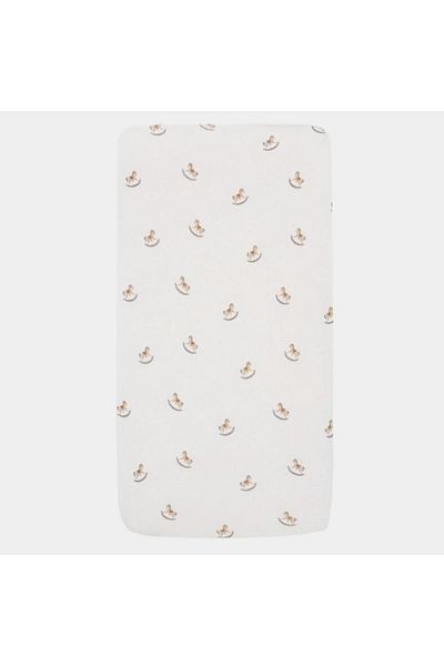 Little Dutch Cotton Bed Sheet, 60x120 cm, Nostalgic Ride