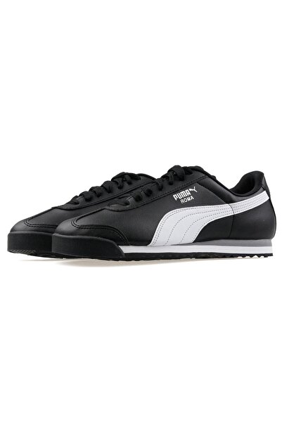 Puma Roma Basic Black-white- Silver