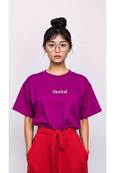 uyguntarz Κλασικό μπλουζάκι με στάμπα Oversize