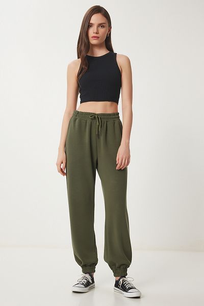 Lovelyİstanbul Jogger Modal Φούτερ KHAKI LUB0094