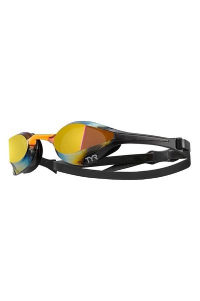 TYR Tracer-X Elite Mirrored Racing Goggles (Gold)