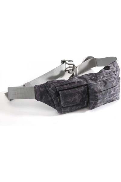 Laonainai geantă reglabilă, nailon, gri, 22 x 9 cm / 60 -120 cm