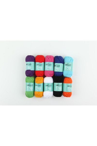 Hello Easy Cotton Thread Set - Basic Colors