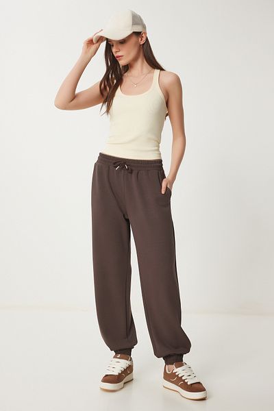 Lovelyİstanbul Jogger Modal Φούτερ ΚΑΦΕ LUB0094