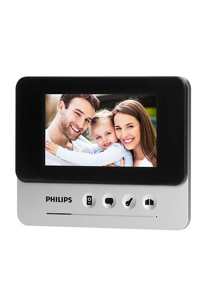 Philips Wireless intercom with battery WelcomeEye Link, Philips, Wi-Fi, Full HD, Silver/Black