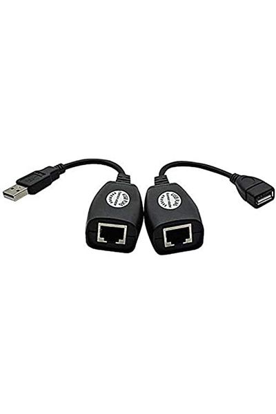 Other محول متوافق مع الكمبيوتر - PC، RJ45، منفذين، أبيض