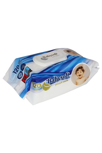 Babysoft Wet Wipes Set, 12 X 120 Pcs