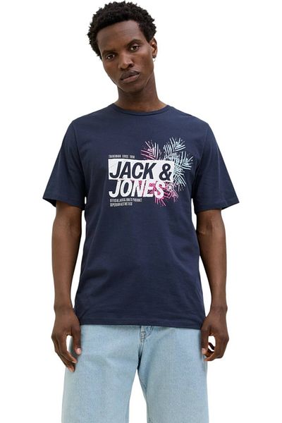 Jack & Jones T-shirt JACK &JONES Jaxon LN - 12269390-Sky Captain