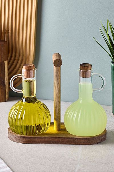 Perotti Ralf 2'Li 350 ml Acacia Stand Oil Pot-Vinegar Pot