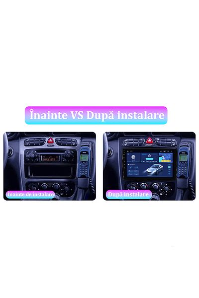 navi-it Navigatie dedicata Mercedes C-Class W203 2000-2004, 2GB RAM 32GB ROM, Quad Core, Display 9" Full HD