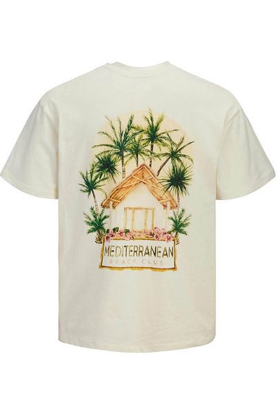 Jack & Jones JACK &JONES Beach Club T-shirt SS29 - 12293620-Egret