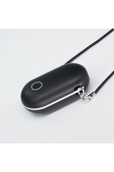 OEM Colier Purificator Aer, negru, elibereaza ioni negativi pentru a elimina eficient poluantii din aer