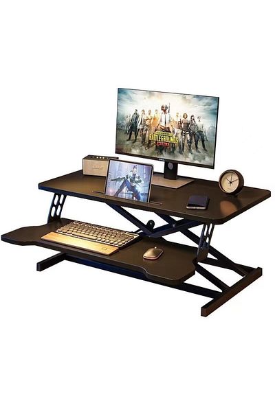 OEM Ergonomic, adjustable laptop desk made of metal and MDF, with keyboard stand