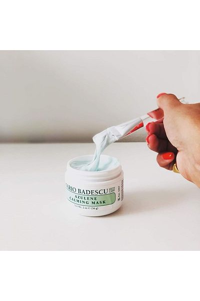 mario badescu Azulene Calming Mask 56g – Soothing Clay Mask for Sensitive & Irritated Skin
