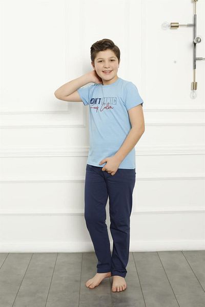 Celira Boy's Cotton Short Sleeve Pajama Set 20380