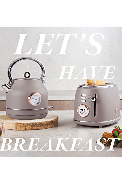 Berlinger Toaster For Toasting Bread Stainless Steel Taupe Collection Time Adjust