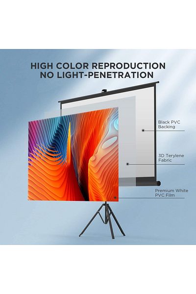 MG Portable Projector Screen - 180 cm * 180 cm