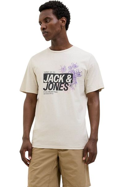 Jack & Jones JACK & JONES T-shirt Jaxon LN - 12269390-Moonbeam