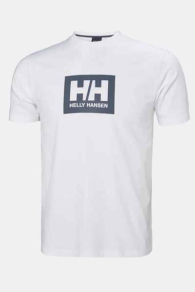 Helly Hansen Ανδρικό λευκό μπλουζάκι Helly Hansen Hh Box 2.0 Tshirt Hha.54597 Hha.001
