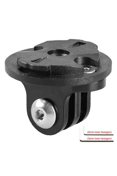 Choice Convex Bicycle Sports Camera Mount Holder Base Bike Front Light Bracket Adapter Aluminum Alloy Cycli