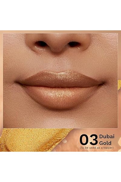 Pilgrim Glitter Lipstick Dubai Gold 4.2 gm
