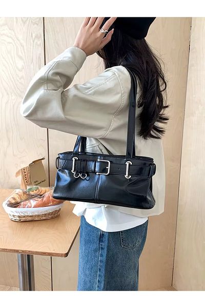 Mojeva Sofi̇a Belt Detail Special Design Women's Handbag