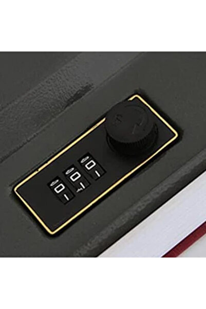 OEM Dictionar seif secret cu cifru, cutie de valori camuflata, 18 x 11.5 x 5.5 cm, albastru