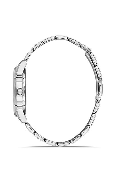 DAVID GUNER Silver Coated Blue Dial Men's Watch Dg-8754Ga-A3