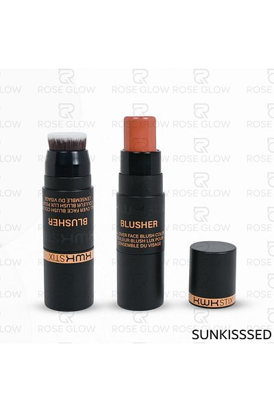 KWK Cream Blush Stix "Deep Peach" | Stick blush with a natural, radiant finish | Easy to apply and blend