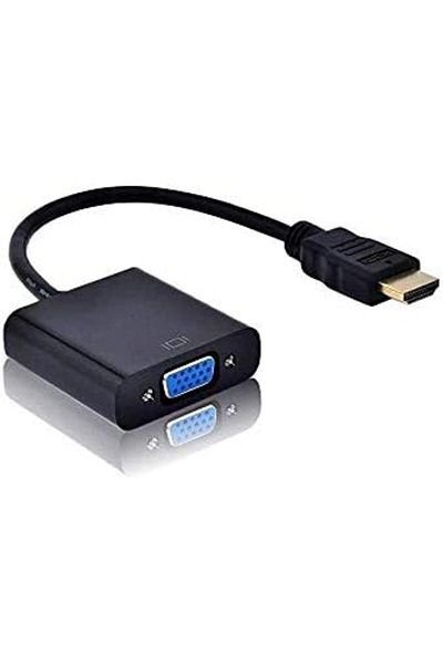 Generic Fujishka HDMI Male to VGA Female Video Converter (Black) – 1 Port – 20CM