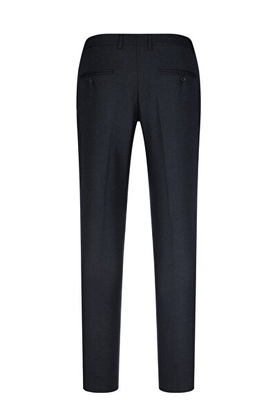 Hatemoğlu Lacivert Slim Fit Yandan Cep Kumaş Pantolon