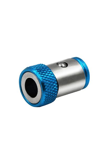 louCnloin Blue 6.35mm Universal Magnetic Ring Alloy Magnetic Ring Screwdriver Bits Anti-corrosion Strong Magne