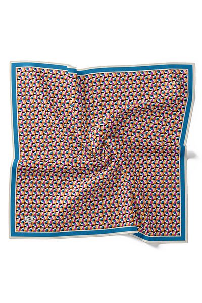 Levidor Geometric Pattern Lightweight Cotton Cotton Scarf