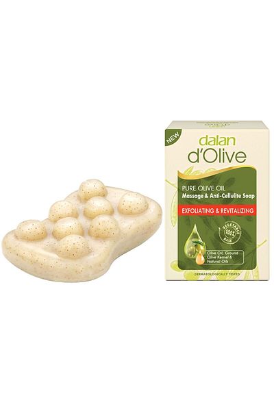Dalan D'olive Exfoliating Solid Soap Massage & Anti-cellulite, 150gr
