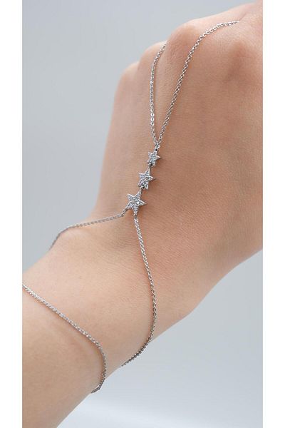Jerie Triple Star Zircon Stone Detailed Şahmeran
